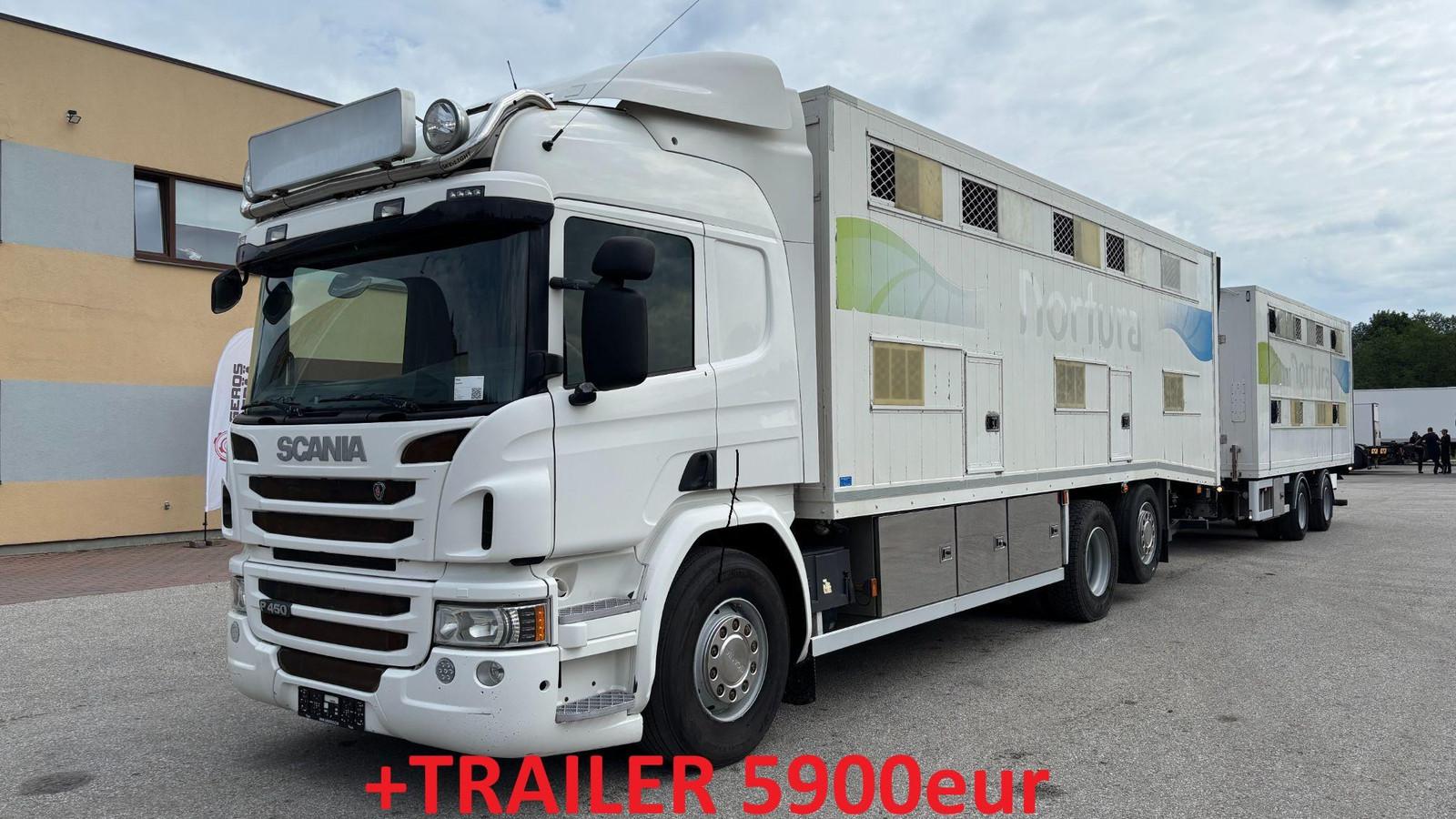 Scania P450 6x2*4 EURO6 + RETARDER + TWO FLOORS