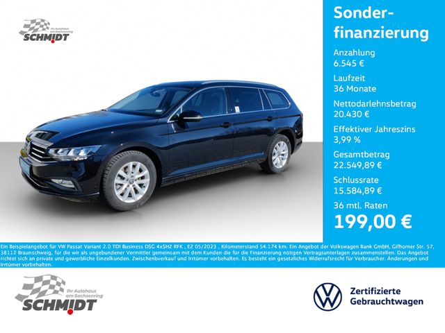 Volkswagen Passat Variant 2.0 TDI Business DSG 4xSHZ RFK