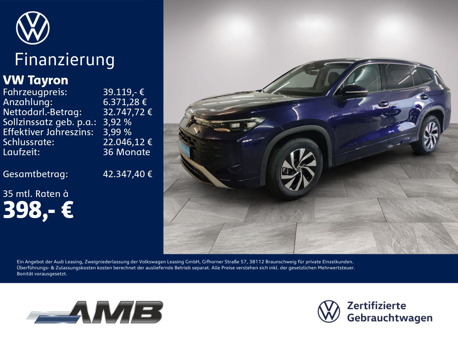 Volkswagen Tayron Life 1.5 eTSI AHK 7Sitze Standhz 10.30Gar foto 1