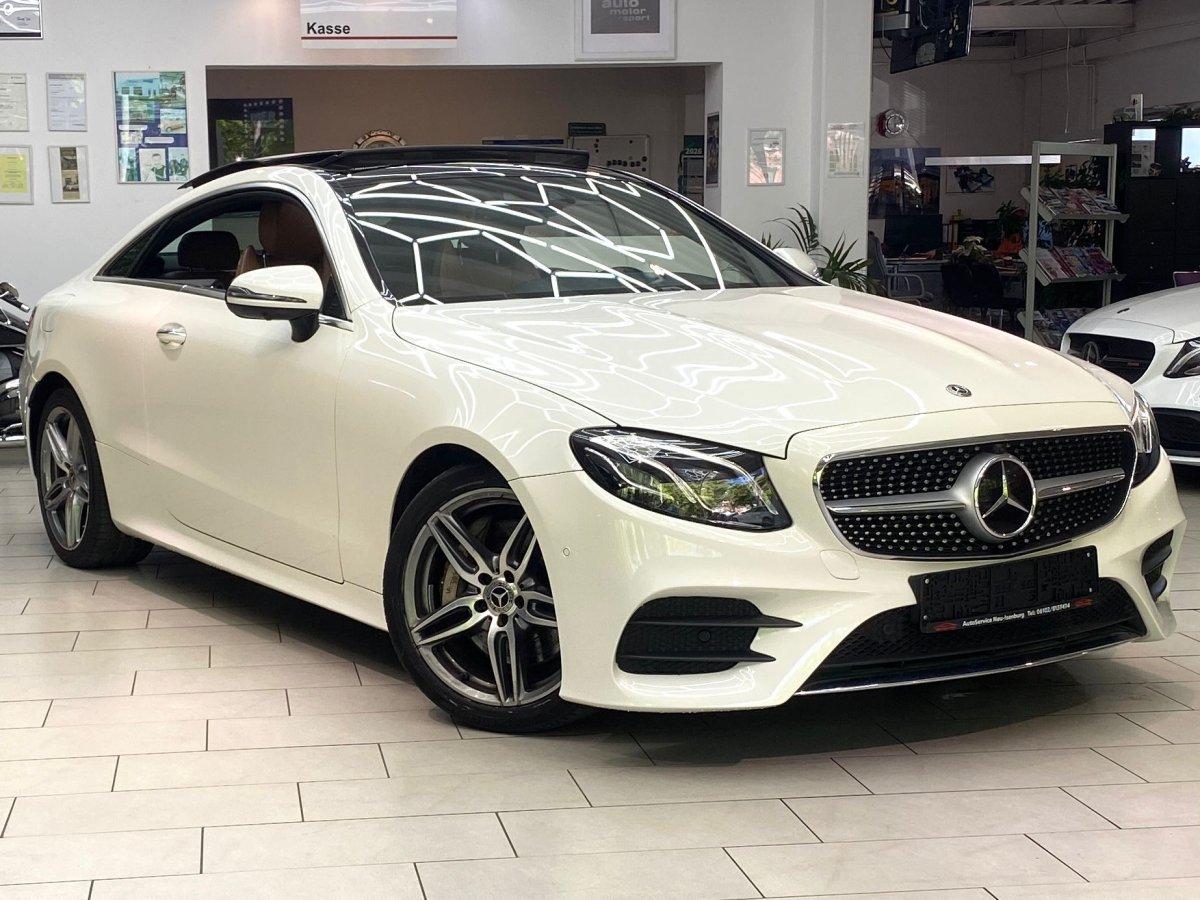 Mercedes-Benz E 300 Coupe AMG-Line Pano Leder RueFaKa 360° Nav