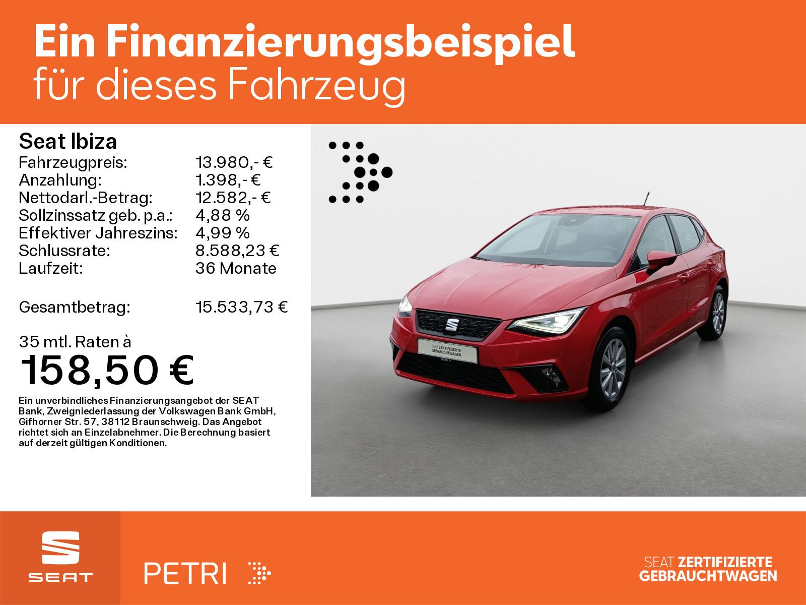 Seat Ibiza Style 1.0 TSI*KAM*SHZ*LED*PDC*AC*APP
