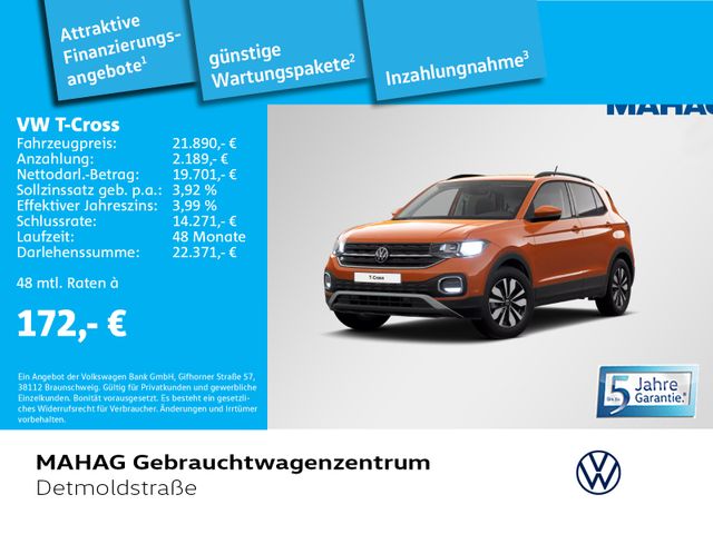 Volkswagen T-Cross 1.0 TSI MOVE Navi Kamera ACC 6-Gang