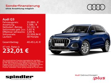 Audi Q3 advanced 35TDI S-tronic / MMI-Navi+, AHK, LED