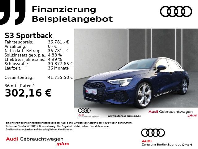 Audi S3 Sportback *MATRIX*B&O*Opt.-Schwarz+*NAV+*