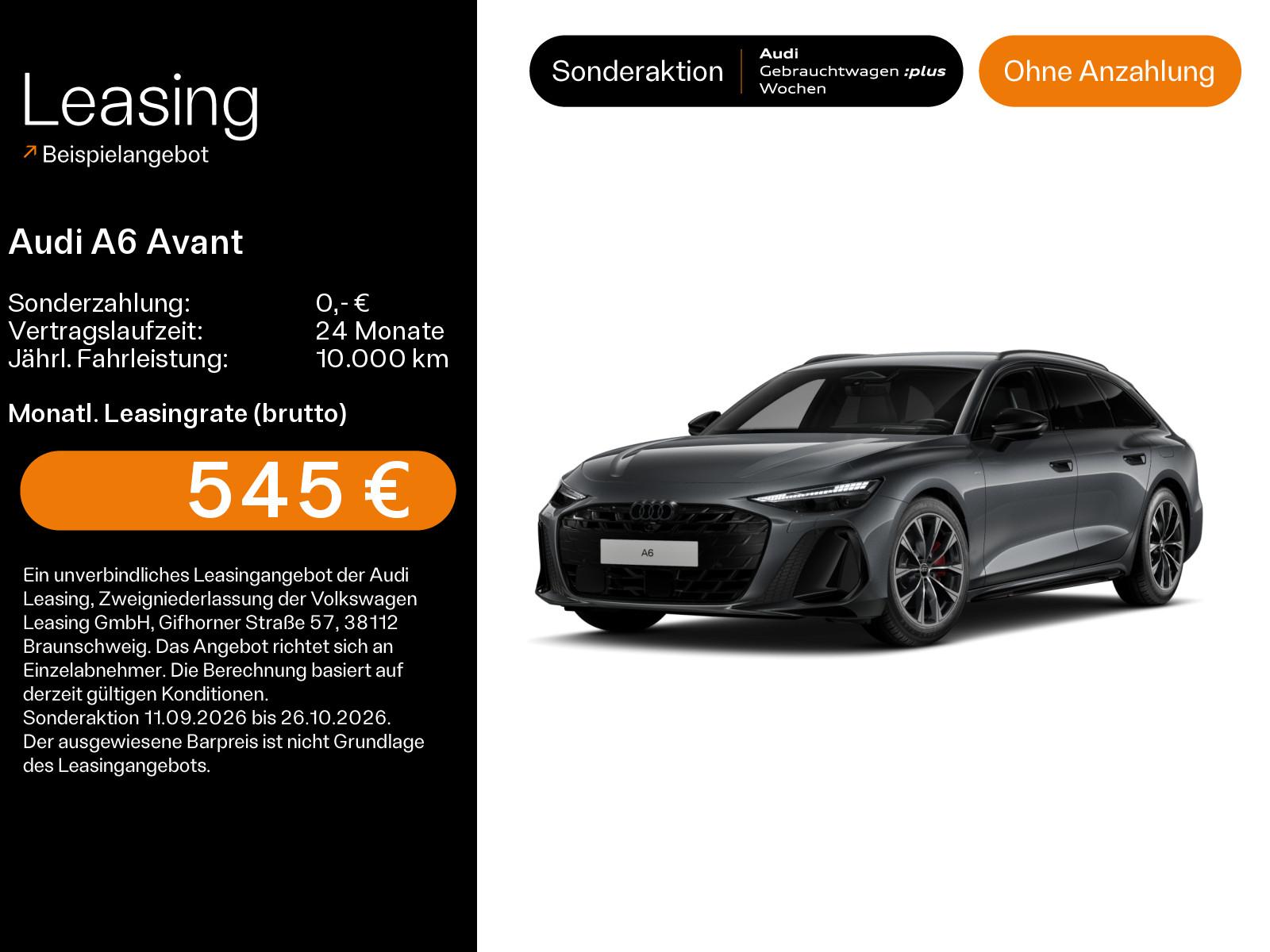 Audi A6 Avant e-hybrid quattro S line 270 kW OhneZusa