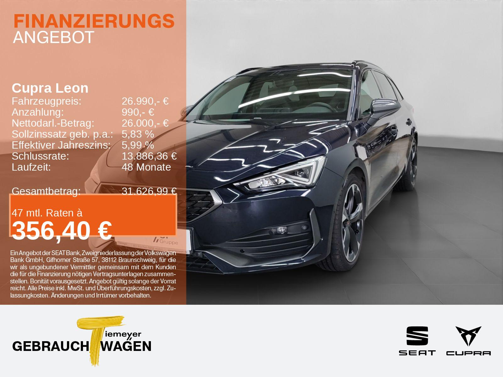 Cupra Leon Sportstourer e-Hybrid KAMERA PDC+ DCC LM18