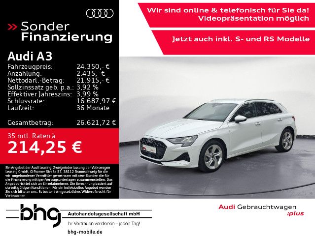 Audi A3 35 TFSI Sportback advanced