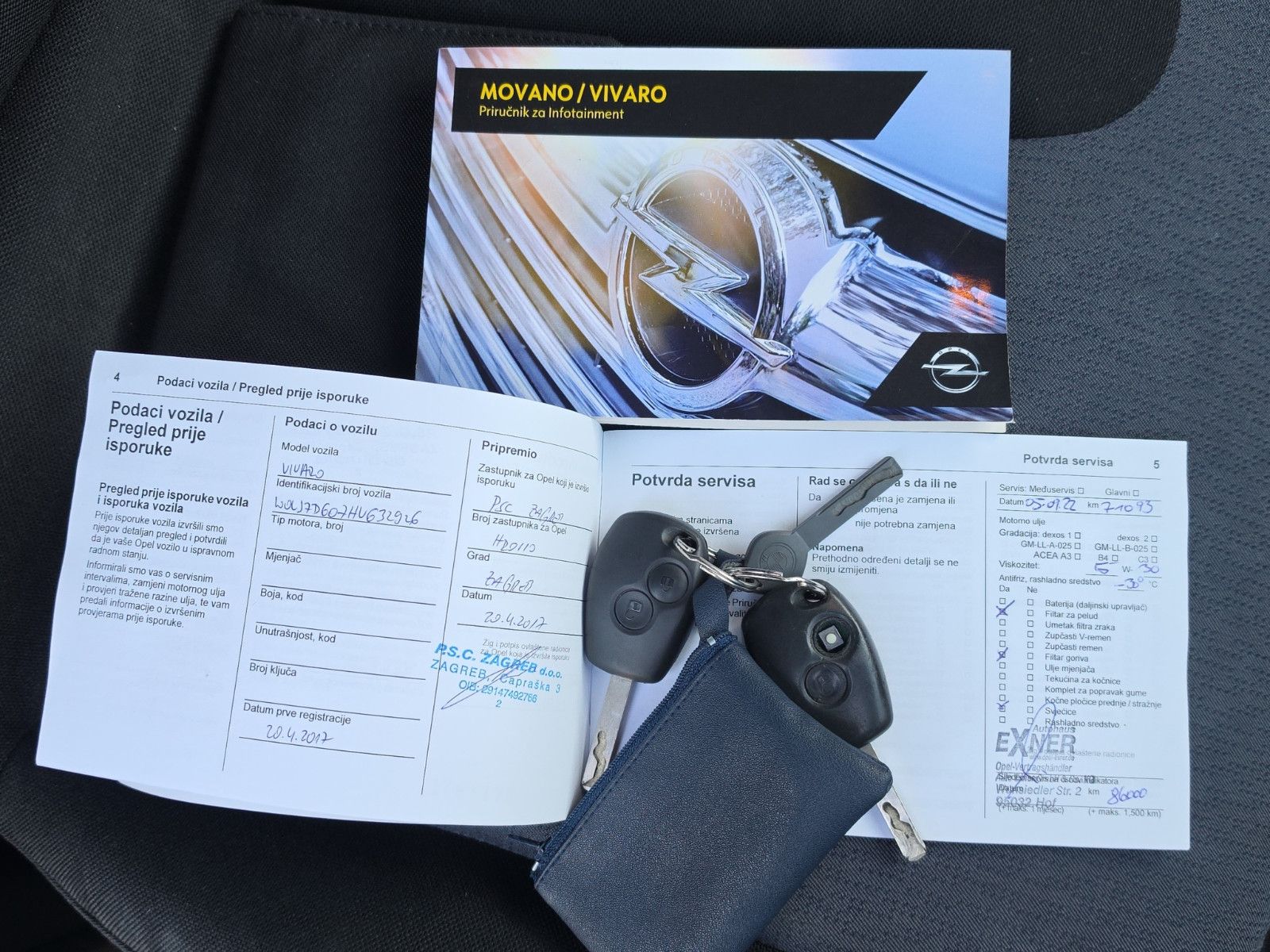 Fahrzeugabbildung Opel Vivaro B Kasten/Kombi Combi L1H1 2,7t 9-SITZER
