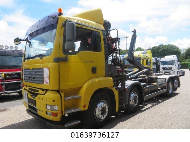 MAN TGA 35.440 8x4 HMF kran 1.3t funk, Multilift