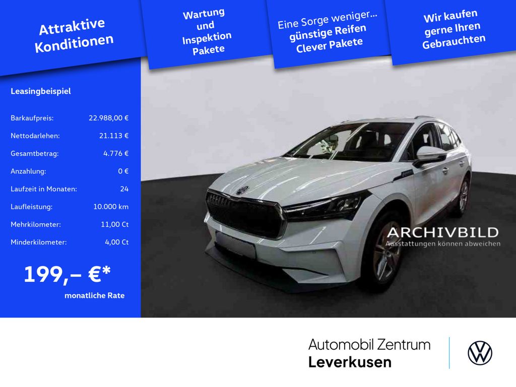 Skoda Enyaq iV Loft LEDER VIRT CARPLAY LED PORT NAVI
