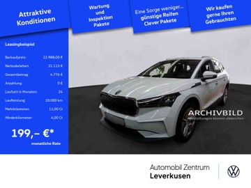 Skoda Leasingangebot: Skoda Enyaq iV Loft LEDER VIRT CARPLAY LED PORT NAVI