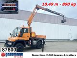 Unimog U400 4x4, Frontzapfwelle, Kipper, Kran MKG HKL - Offers matching your search criteria