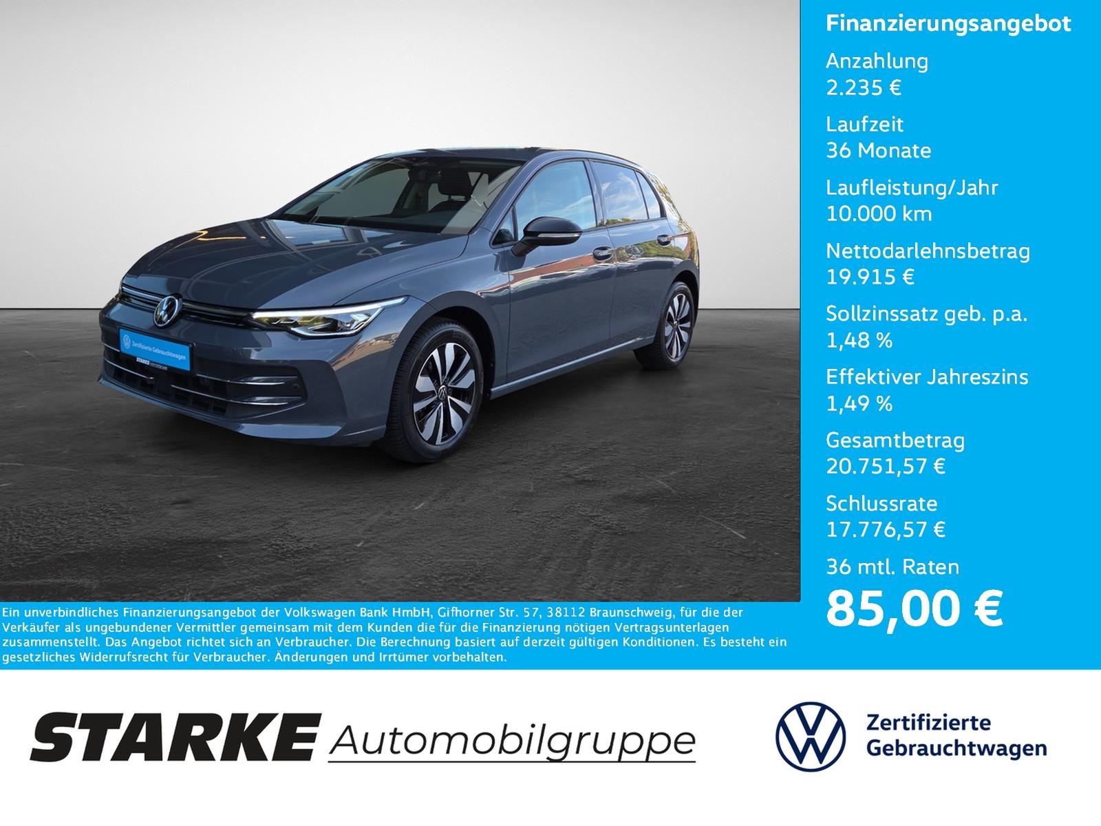 Volkswagen Golf 8 1.5 TSI Goal LED AHK LightAssist Navi