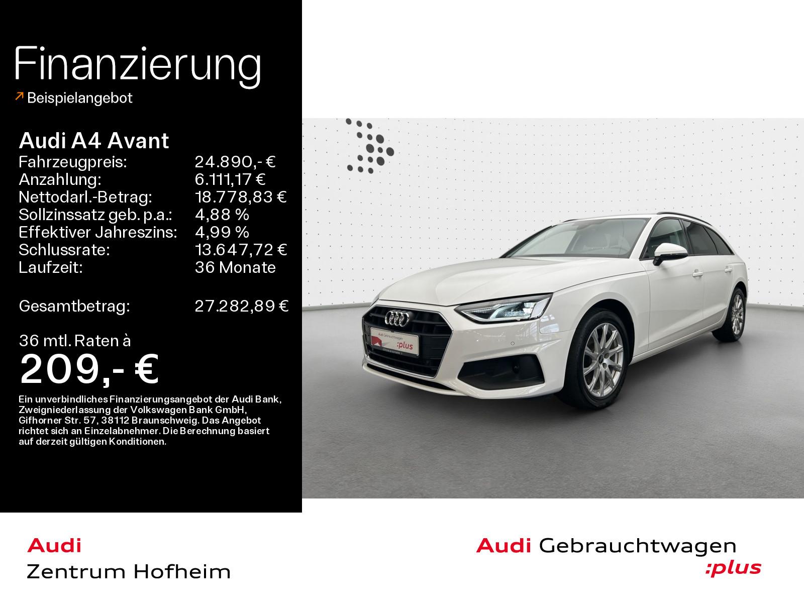 Audi A4 Avant 35 TDI S tro*LED*Navi+*Sportsitze*Kamer