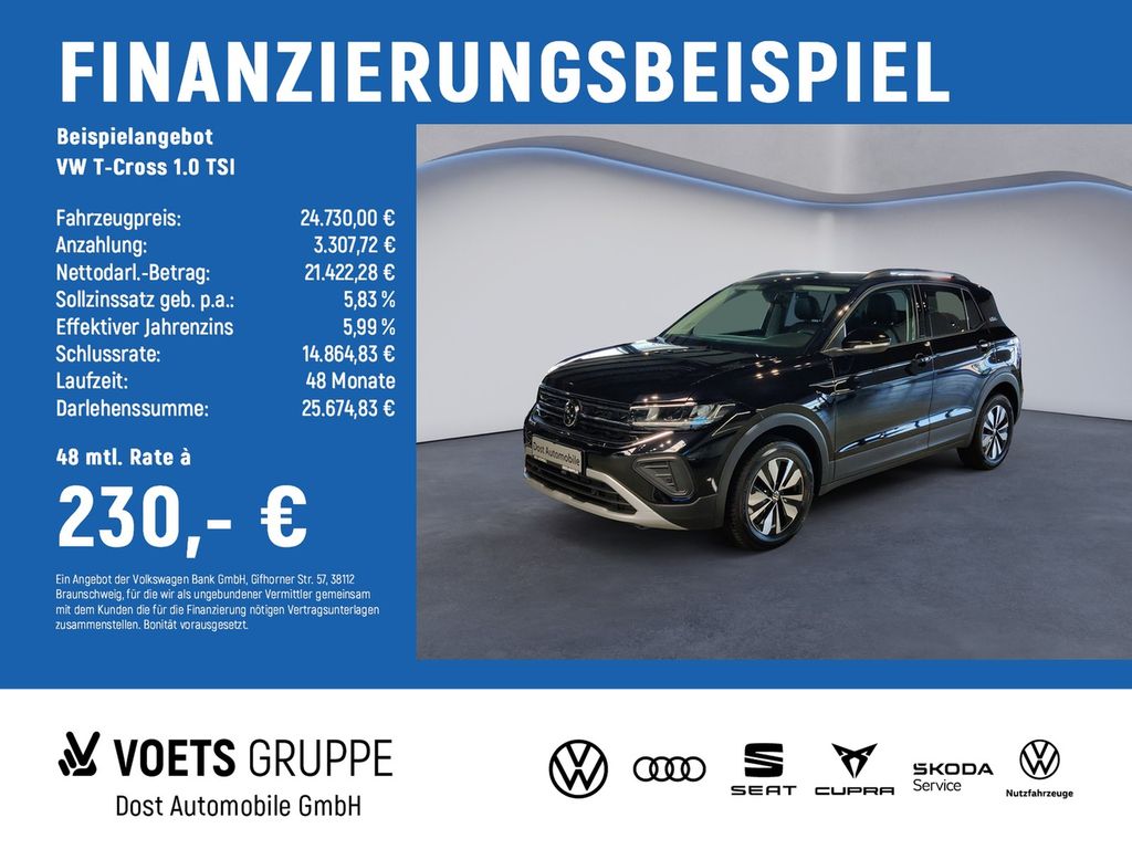 T-Cross 1.0 TSI Life KLIMA+NAVI+SHZ