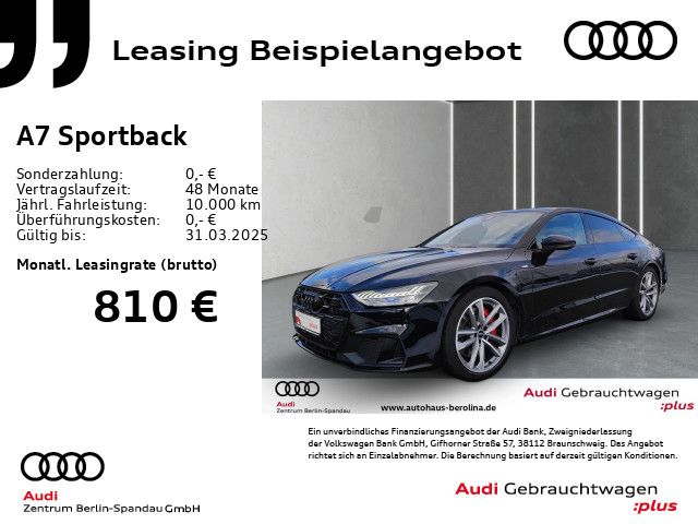 Audi A7 Sportback 55 TFSIe qu. S line*B&O*HuD*MATRIX*