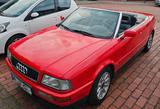 Audi 80 Cabriolet 2.0 rot, 1993er top Oldtimer  - Audi Gebrauchtwagen von 1993
