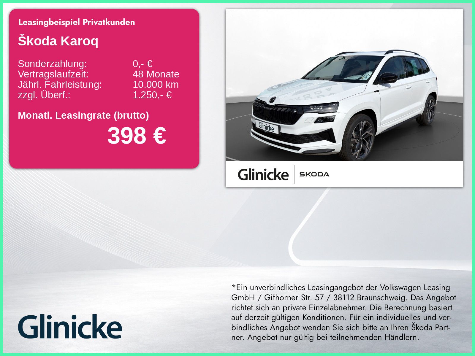 Skoda Karoq Sportline 4x4 2,0 TSI 140 kW PANO SHZ LED