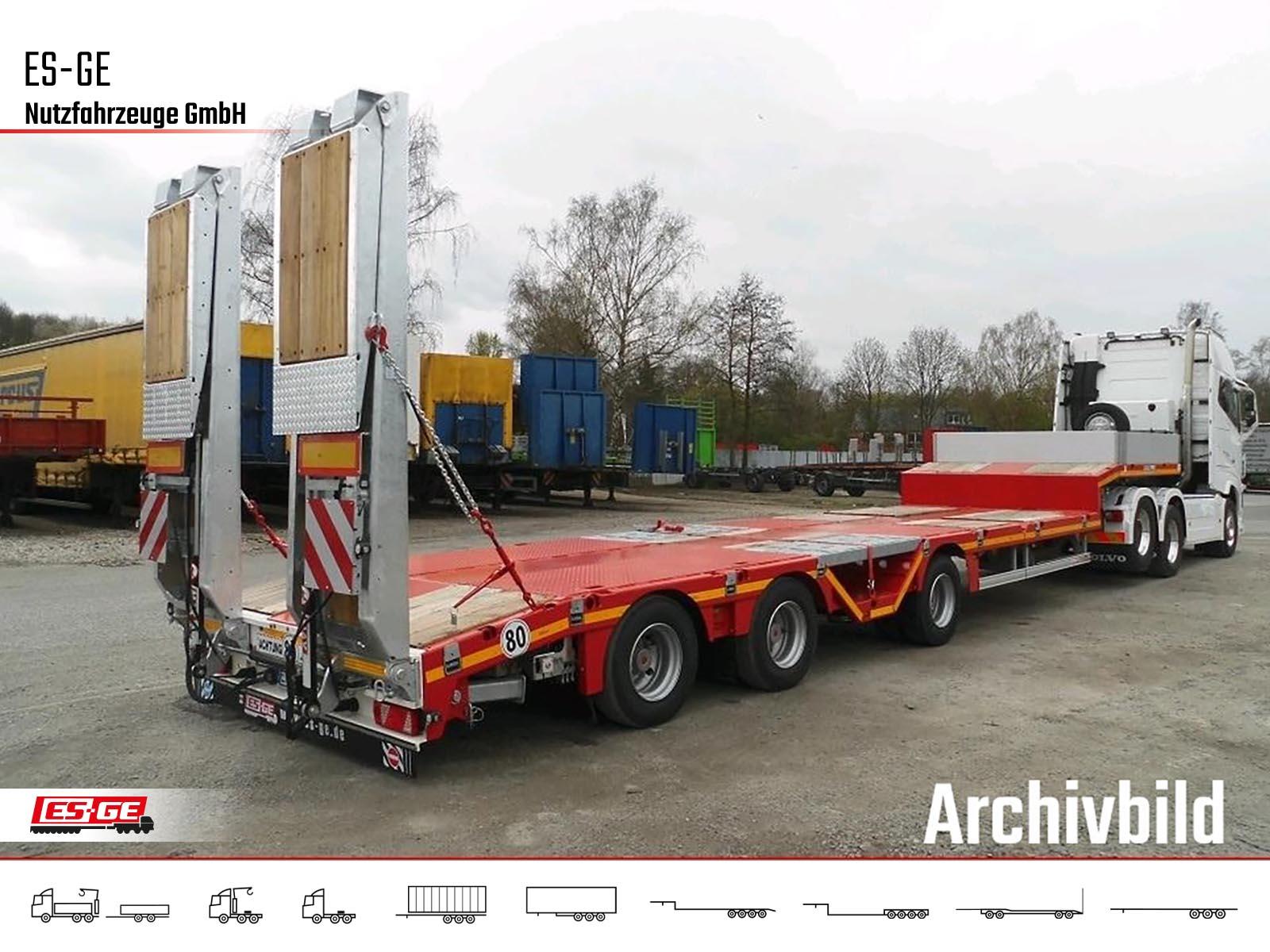 Faymonville MAX Trailer MAX100 Semi-Tieflader Radmulden