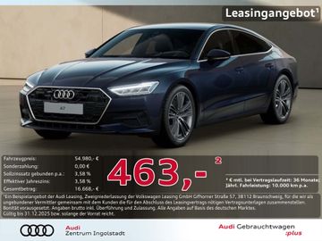 Audi Leasingangebot: Audi A7 Sportback 50 TFSI e qu 20" AHK HuD Assistenz+