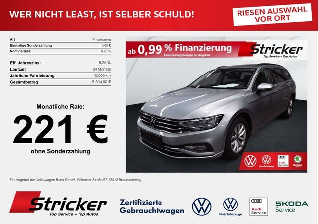 Volkswagen Passat Variant Business 1.5TSI DSG 221,-ohne Anz