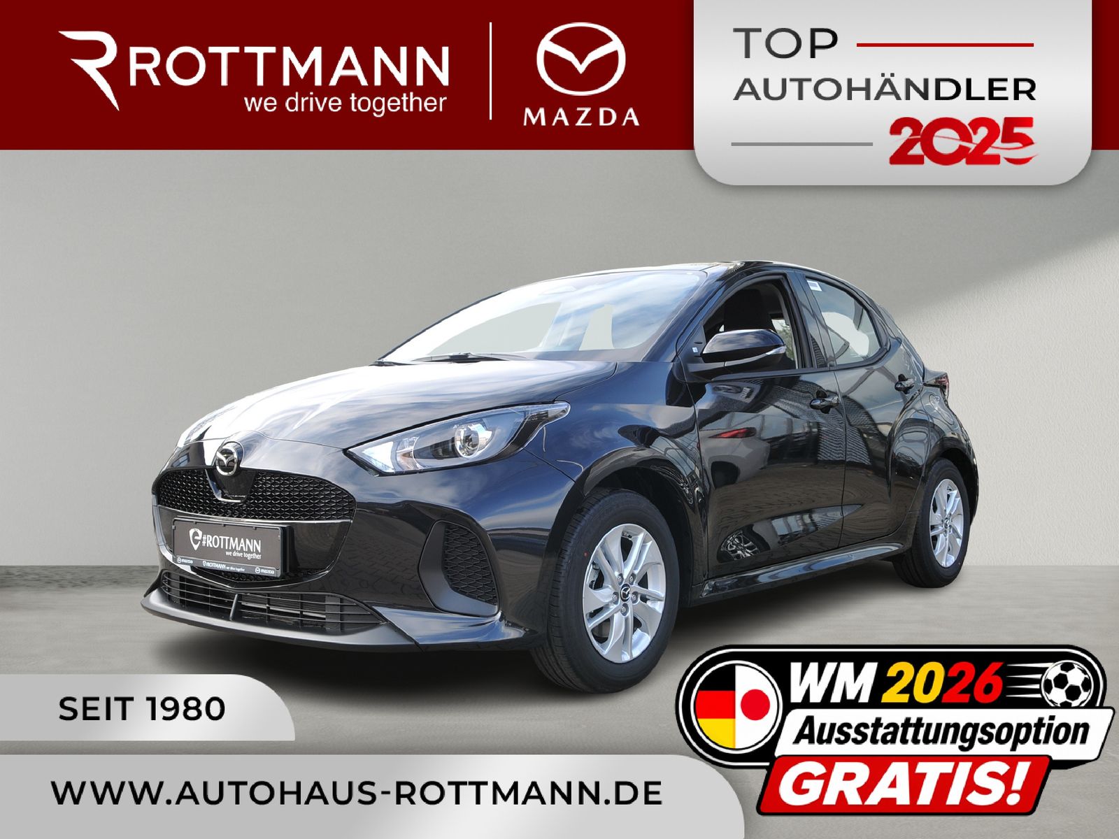 Mazda 2 Hybrid 1.5L VVT-i 116PS Aut. CENTRE-Line