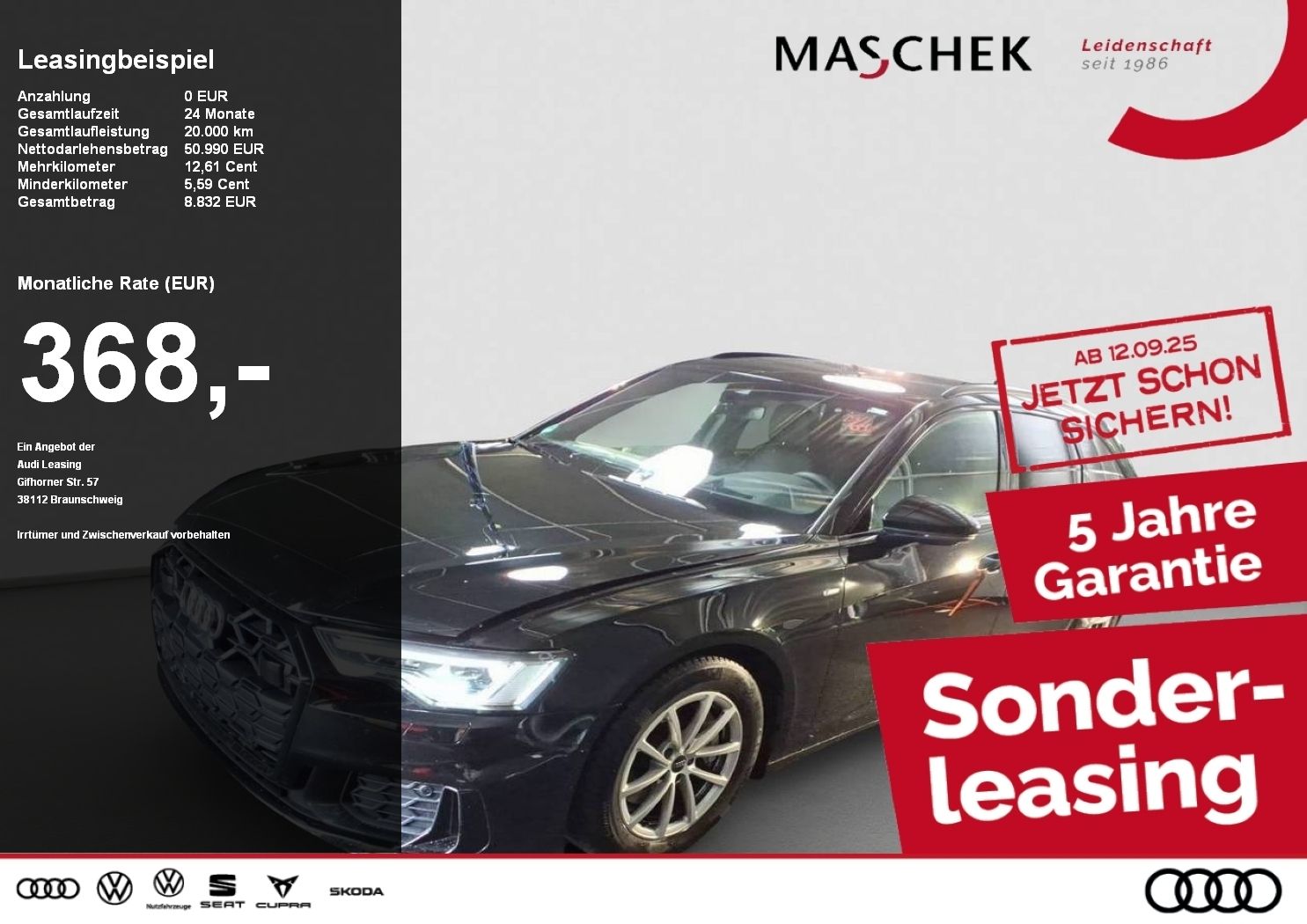 Audi A6 Avant S line 45 TFSI S tronic AHK Matrix HUD
