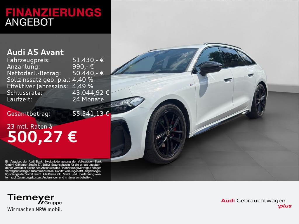 Audi A5 Avant TFSI Q S LINE UPE85 LM19 STHEIZ LEDER 2025