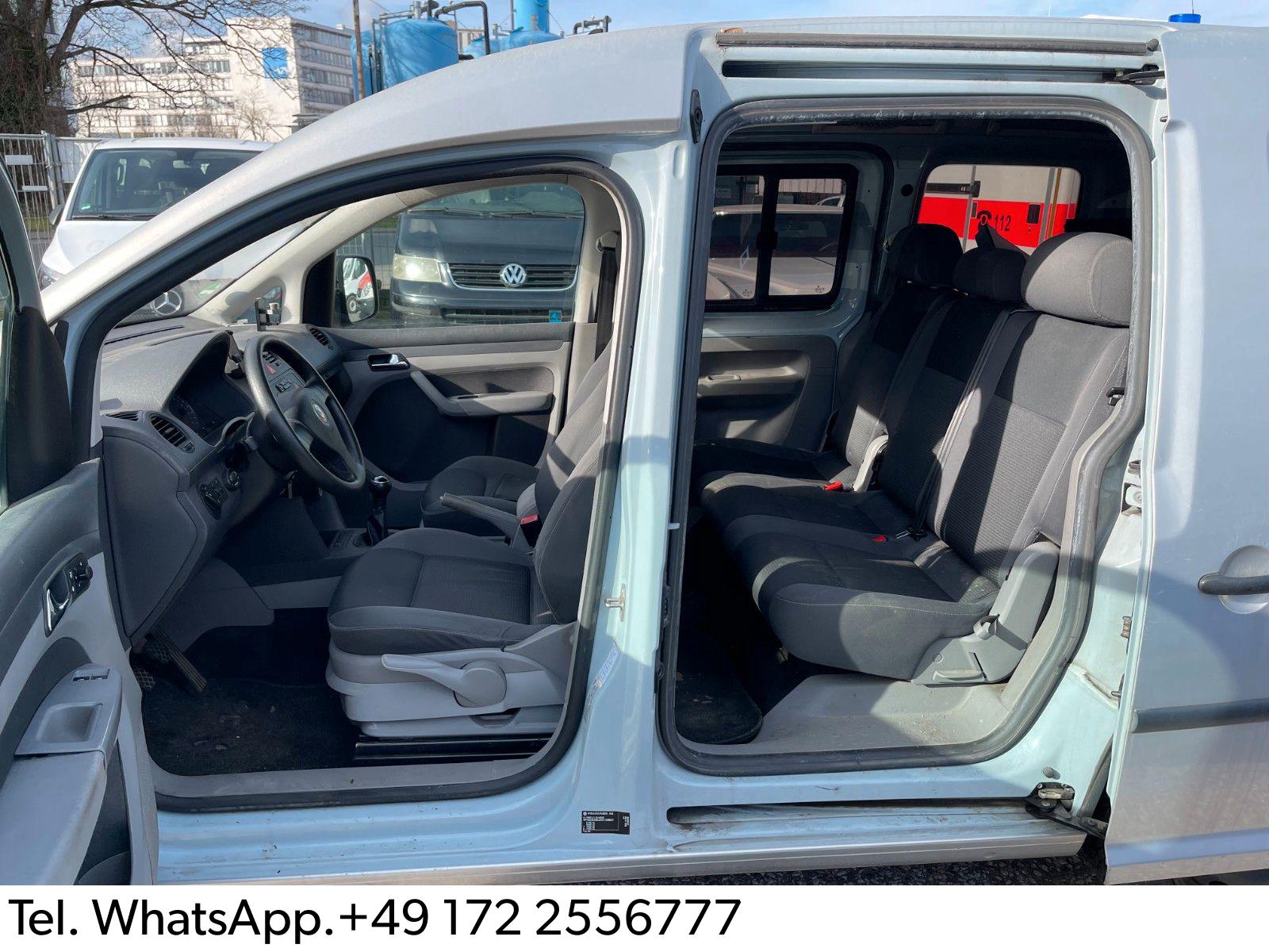 Volkswagen Caddy 2.0 Erdgas+Benzin,Euro5,Klima*5-Sitzer