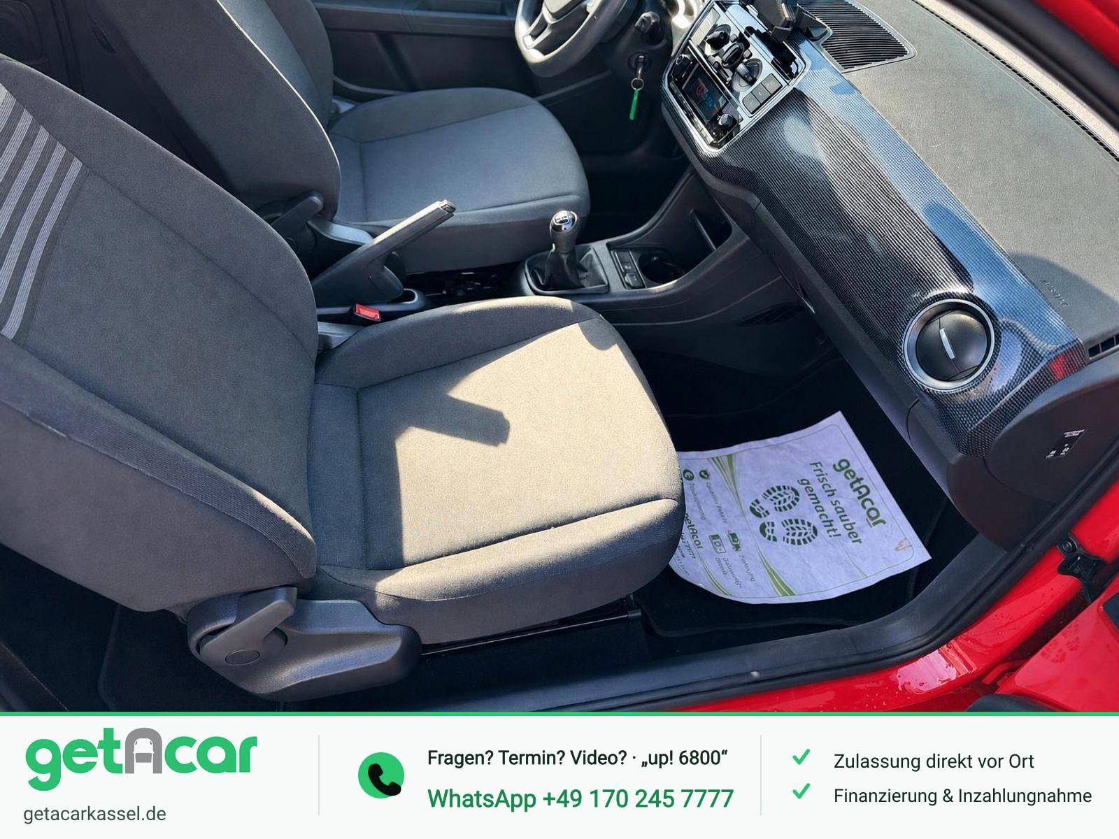 Volkswagen Up 1.0*DAB*BLUETOOTH*USB*ROT*2-TÜRIG, миниатюра 11