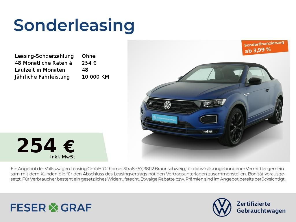 Volkswagen T-Roc Cabrio R-Line 1.5 TSI DSG Navi AHK Kamera