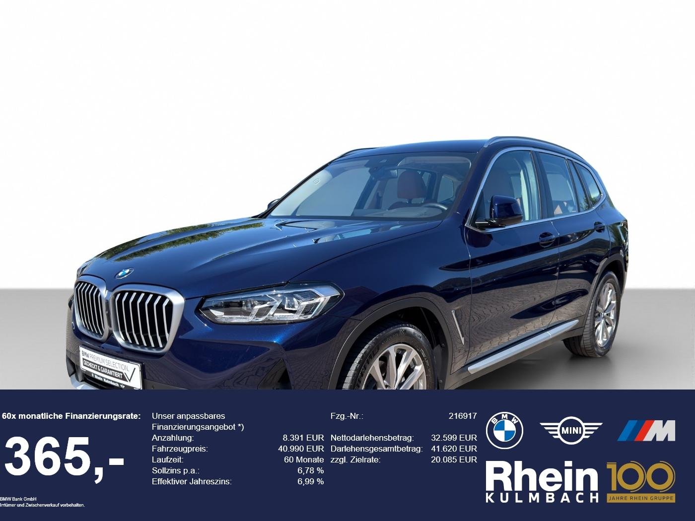 BMW X3 xDrive20i Navi AdapLED ACC HUD AHK Sitze el.