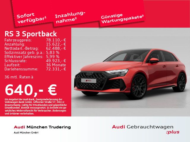 Audi RS 3 Sportback S tronic Assistenzpaket Fahren +