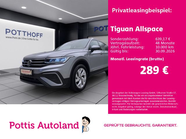 Abbildung Leasingangebot Volkswagen Tiguan Allspace 1.5 TSI DSG LIFE AHK NAVI ACC LE
