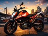 KTM Duke 125 - ABS - unfallfrei - TÜV (03/2028) -TOP - MOTORRAD UNFALL
