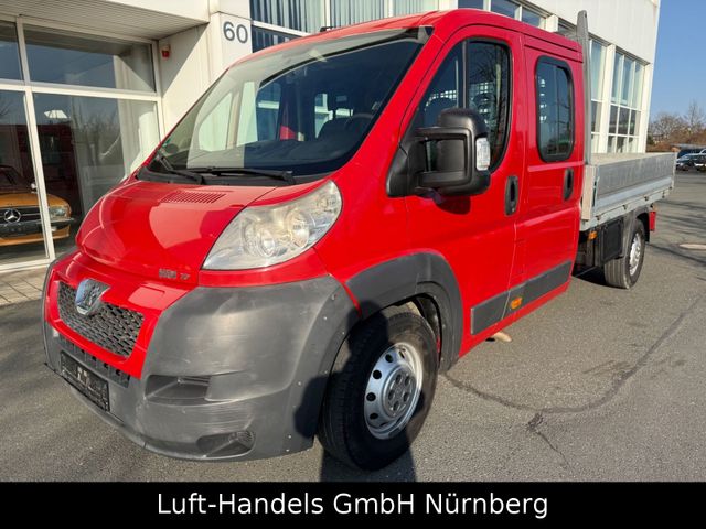 Peugeot Boxer 3.0 HDi Doppelkabine Pritsche 7 Sitzer AHK