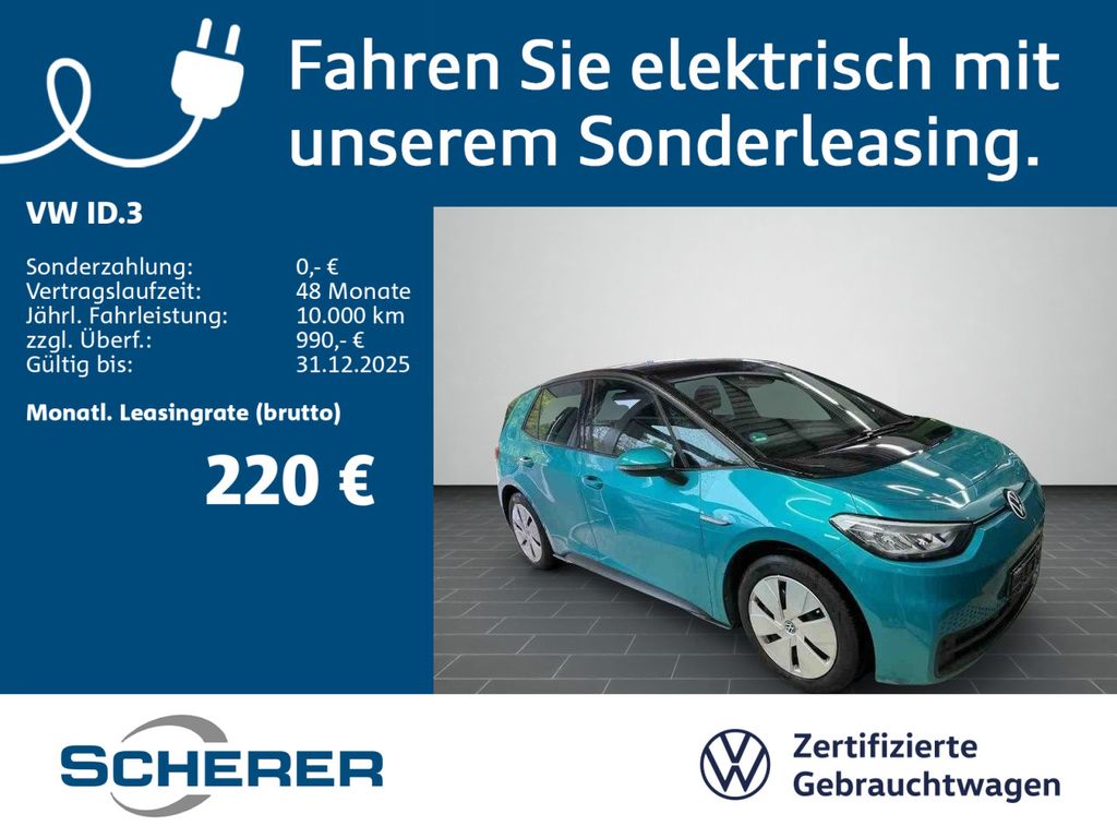 ID.3 110 kW 45 kWh *Pure Perform. City* Navi ACC