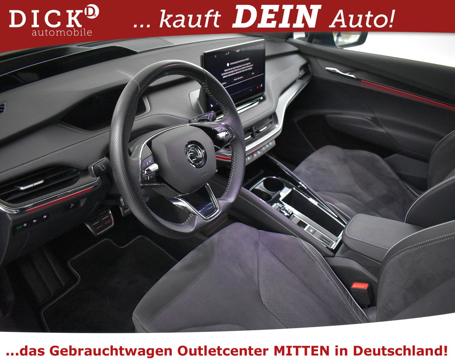 SKODA Enyaq 80 Sportline PANO+MATRIX+HEAD+AHK+360+VOLL - Image 12