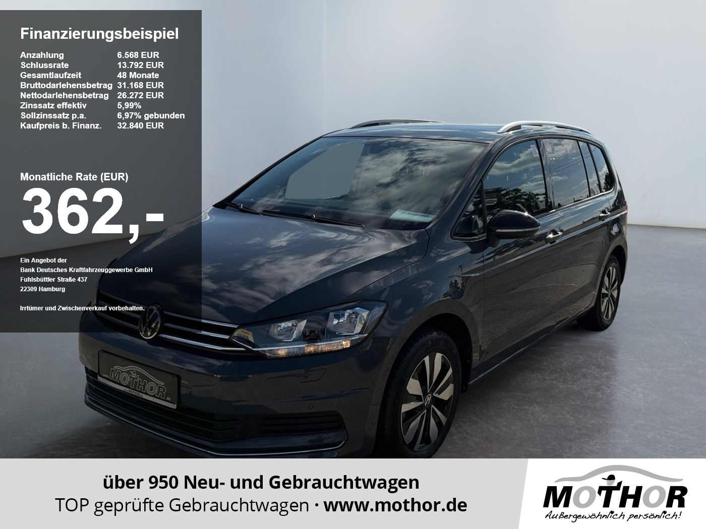 Volkswagen Touran Goal 1.5 TSI 7-Sitzer Frontscheibe beheiz foto 1
