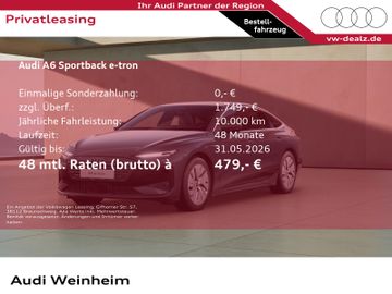 Audi Leasingangebot: Audi A6 Sportback e-tron Klima Sitzheizung LED DAB