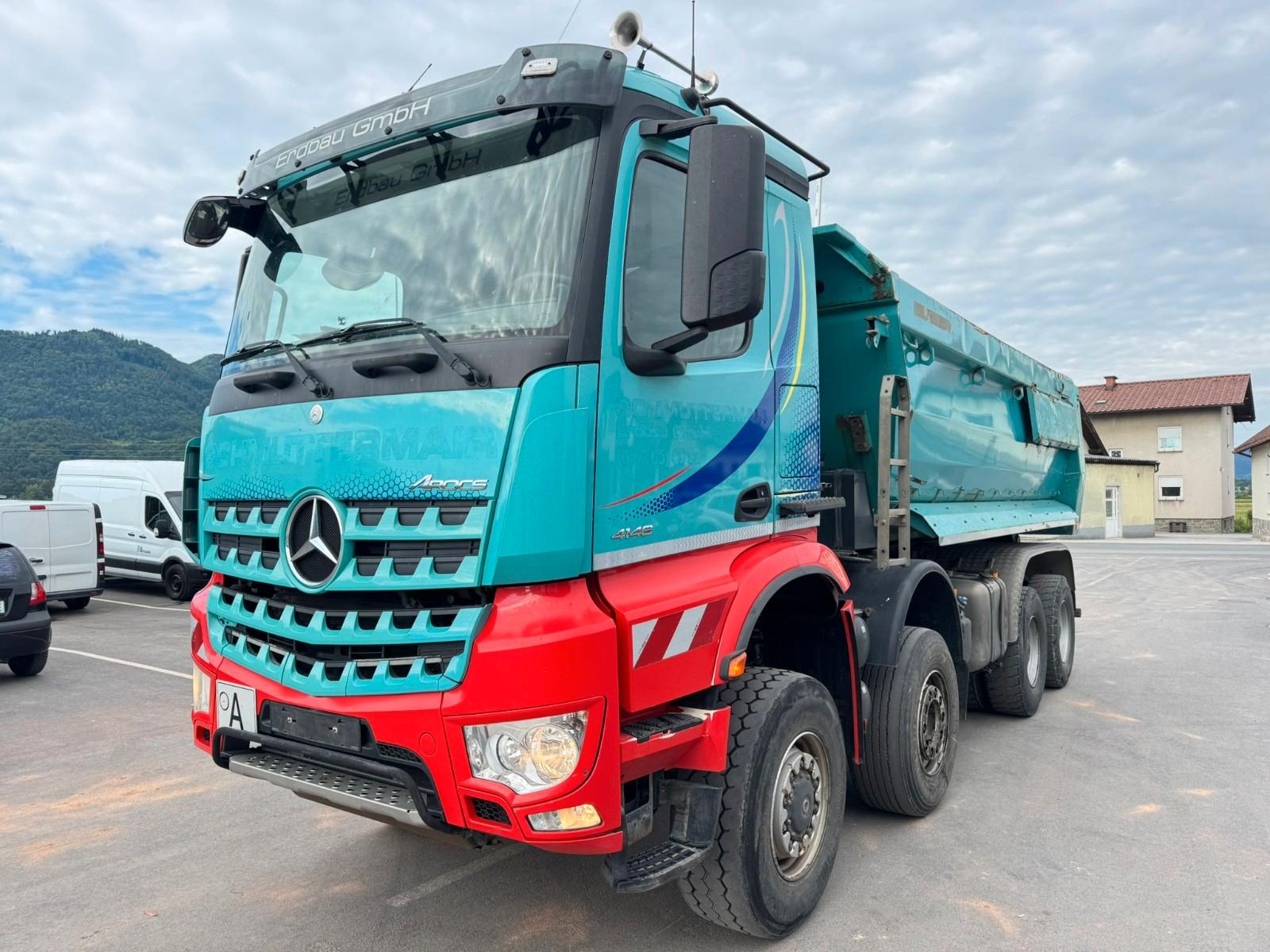 Mercedes-Benz AROCS 4148 8X6 Meiller mulda tipper - hydraulic