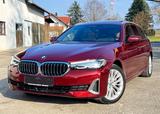 BMW 520d Touring xDrive Luxury Line AHK VOLL 1Hand - rote BMW 5er Reihe