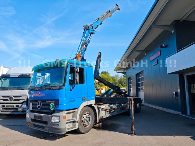 Mercedes-Benz Actros 2536 / Abroller+Kran+Funk /E5 alter Tacho