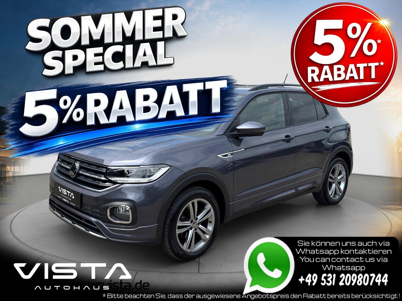 Volkswagen T-Cross R-Line*KAMERA*SHZ*ACC*SPORT*AMBIENTE*IQ
