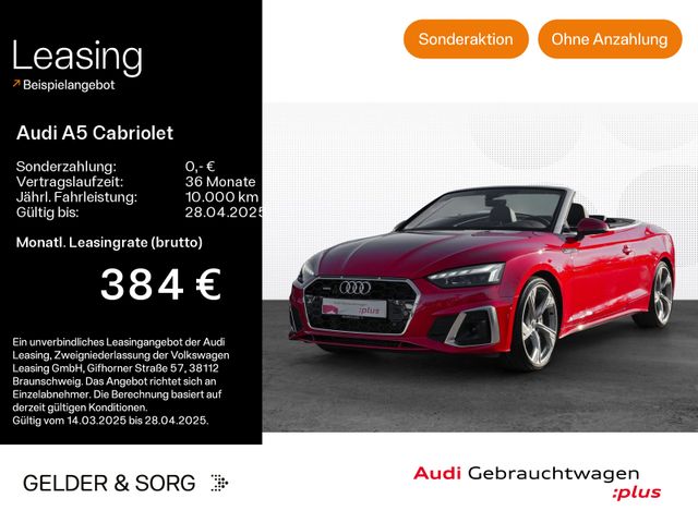 Audi A5 Cabriolet 40 TDI qu. S line Matrix*virtual*