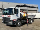 Mercedes-Benz Atego 1224 K 2-Achs Kipper Kran Hiab +Greiferst. - Greifer