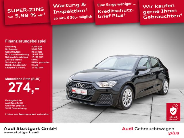 Audi A1 Sportback 30 TFSI VC PDC Licht-/Regensensor