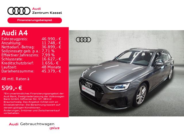 Audi A4 Av. 40 TDI qu. S line LED Navi Kamera Memory