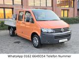 Volkswagen T5 2.0 TDI Doppelkabine Pritsche Klima TÜV NEU - Volkswagen T5: Pritsche Doppelkabine