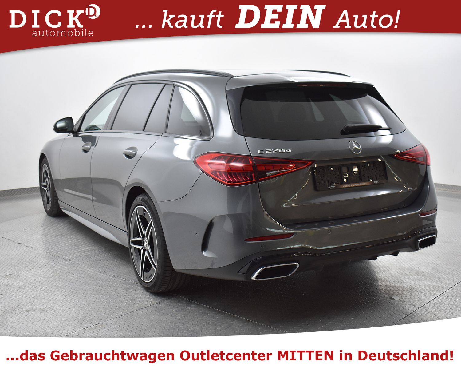 MERCEDES-BENZ C220d T 2X AMG Line NIGHT+KAM+ALCANT+LED+SHZ+18" - Image 6